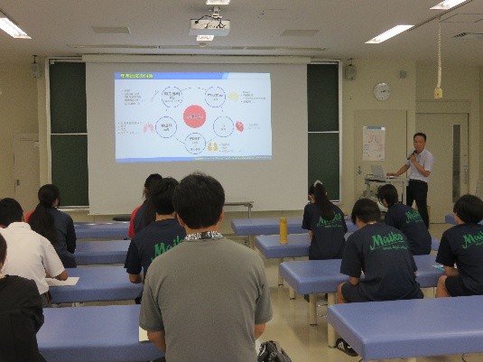 兵庫県立舞子高等学校の生徒に高大連携事業を実施しました！！